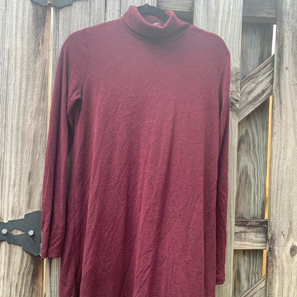 Turtle-neck Dress